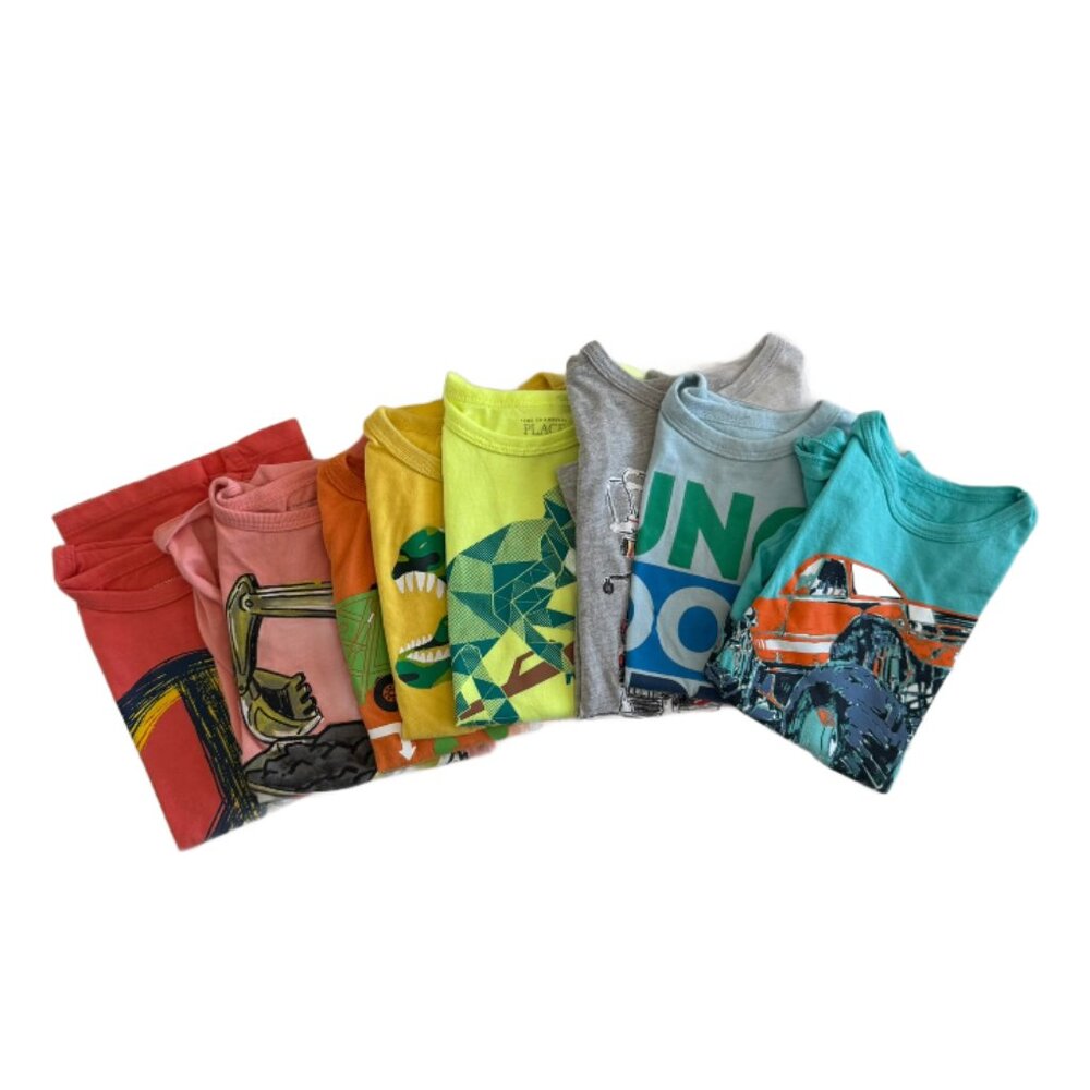 Boy's The Children's Place T-shirt Bundle - 8 Shirts | Size 4T | Boy T-shirts